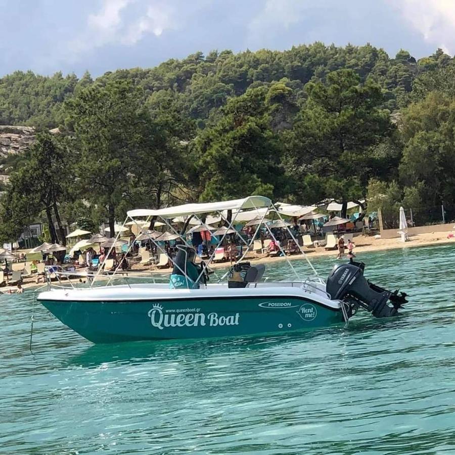 Райский Уголок Nea Moudania Bagian luar foto